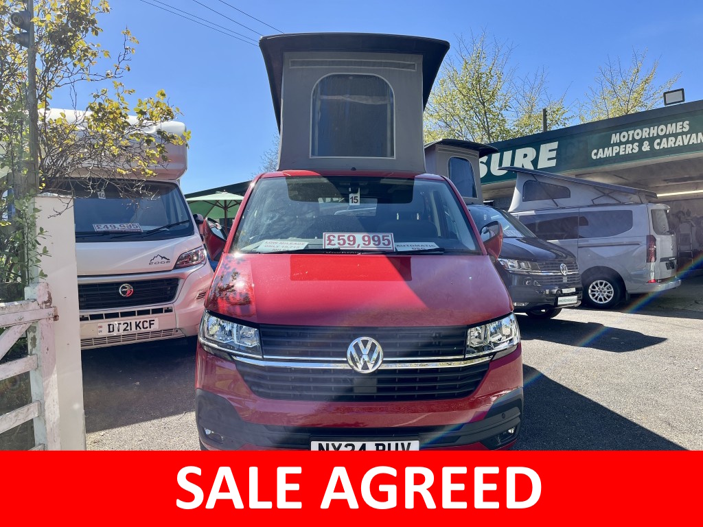 Volkswagen Transporter T6.1 SWB T28 4 Berth Pop Top Campervan