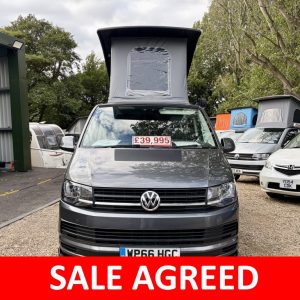 Volkswagen Transporter T6 SWB T32 4 Berth Pop Top Campervan