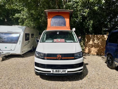 Volkswagen Transporter T.6 SWB T28 4 Berth Pop Top Campervan gj68-lkk-06-07-2025 (1)