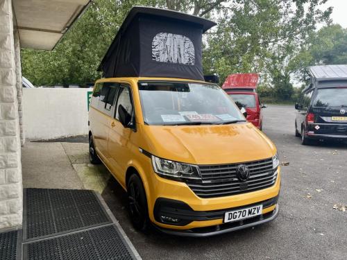 Volkswagen Transporter T6.1 SWB T28 4 Berth Pop Top Campervan DG70 MZV 26-09-2025 (1)