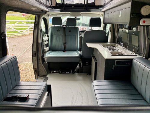 Volkswagen Transporter T6.1 T30 SWB 4 Berth Pop Top Campervan 10-09-2026-ys73-bbu (9)
